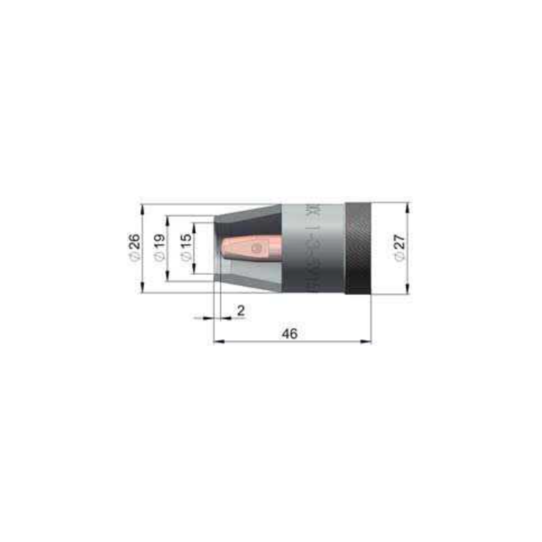 6390159150 DIX 1-3-5915 A Gas Nozzle